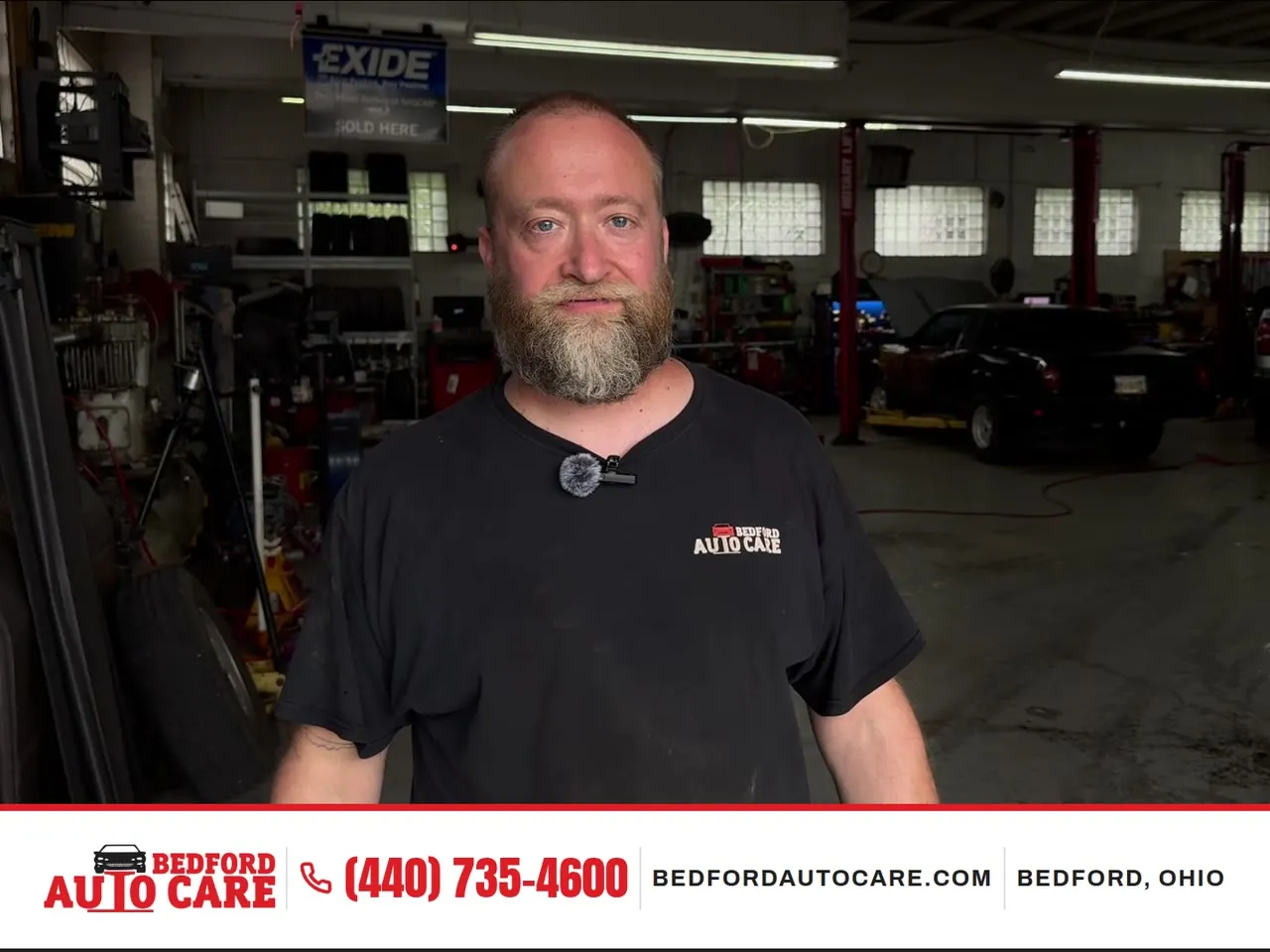 Frank Jr. in the bays at Bedford Auto Care, 803 Broadway Ave, Bedford, Ohio